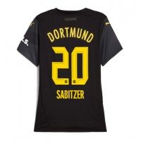 Zenski Nogometni Dres Borussia Dortmund Marcel Sabitzer #20 Gostujuci 2024-25 Kratak Rukav